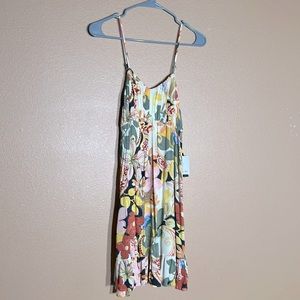Floral mini dress